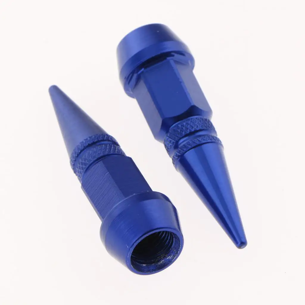 4 Pieces High Quality Aluminum Alloy Spike Wheel Tire Valve Stem Auto Car Truck Air Caps Covers 45mm