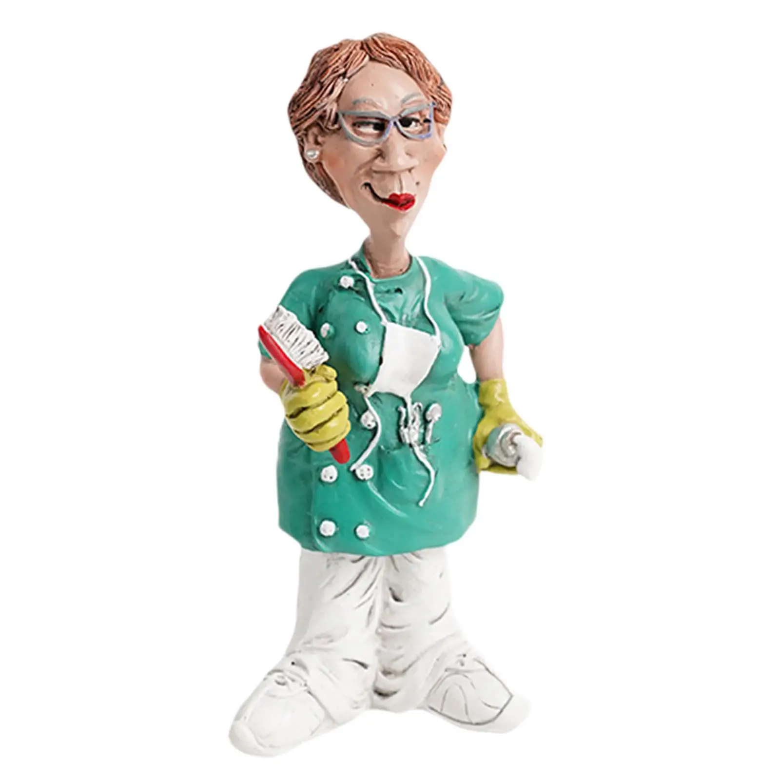 Modern Doctor Statues Figurines Decors Women Resin Sculpture for Living Room