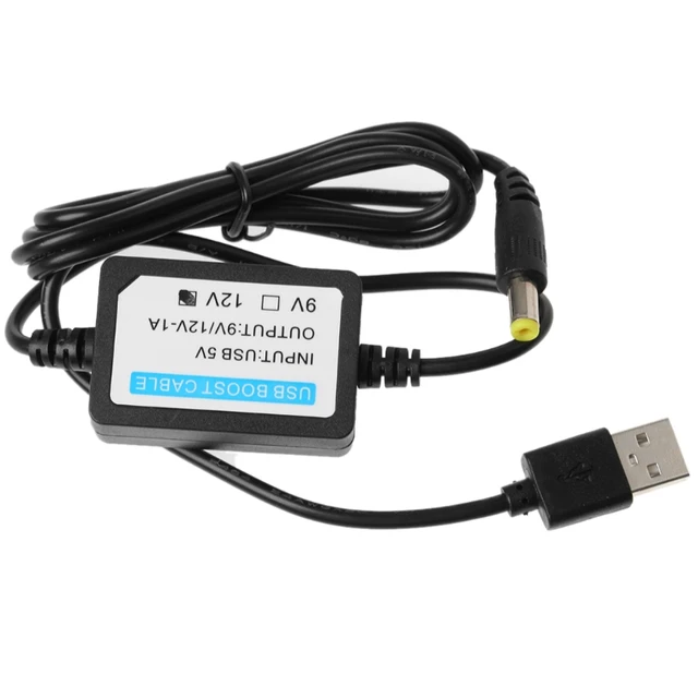 USB Charge Power Boost Cable DC 5V to 12V 2A Step Up Converter Adapter 63HD  - AliExpress