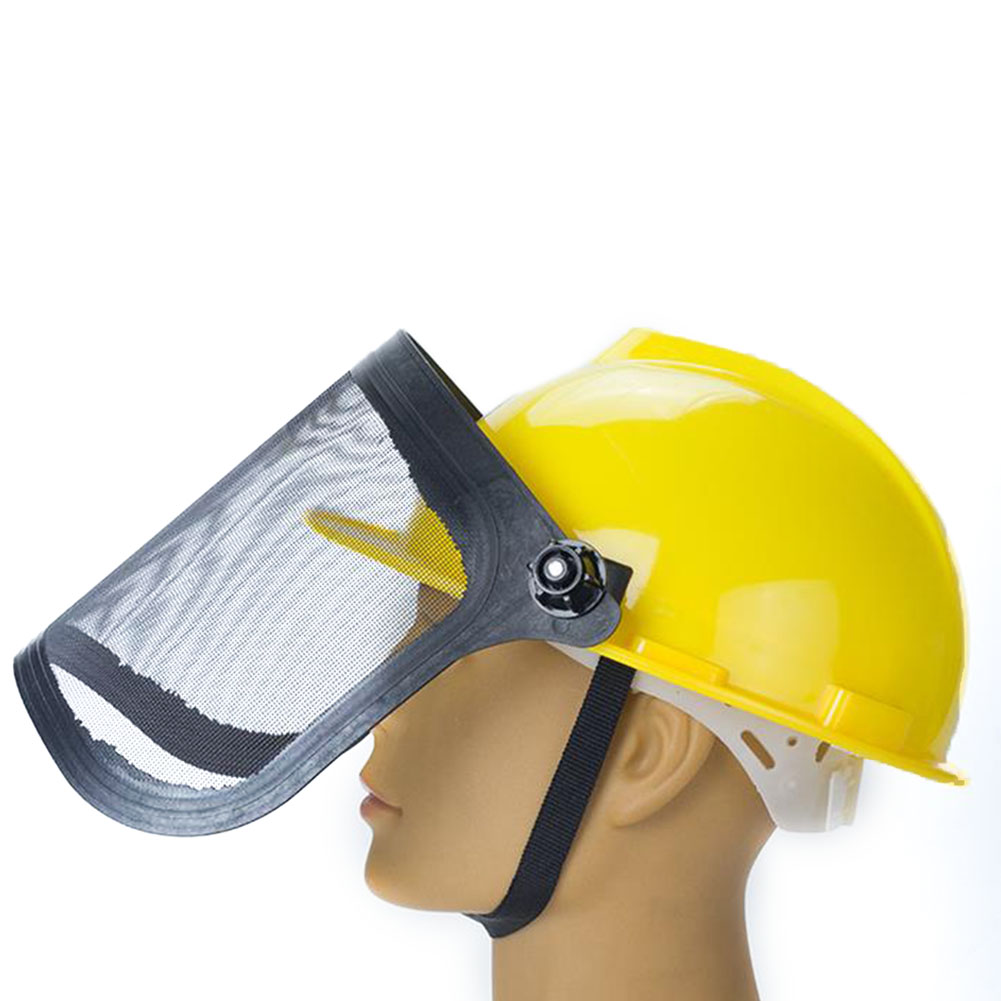 Casque Sécurité Forestier Avec Visière Maille - Protection Débroussailleuse - Agricole
