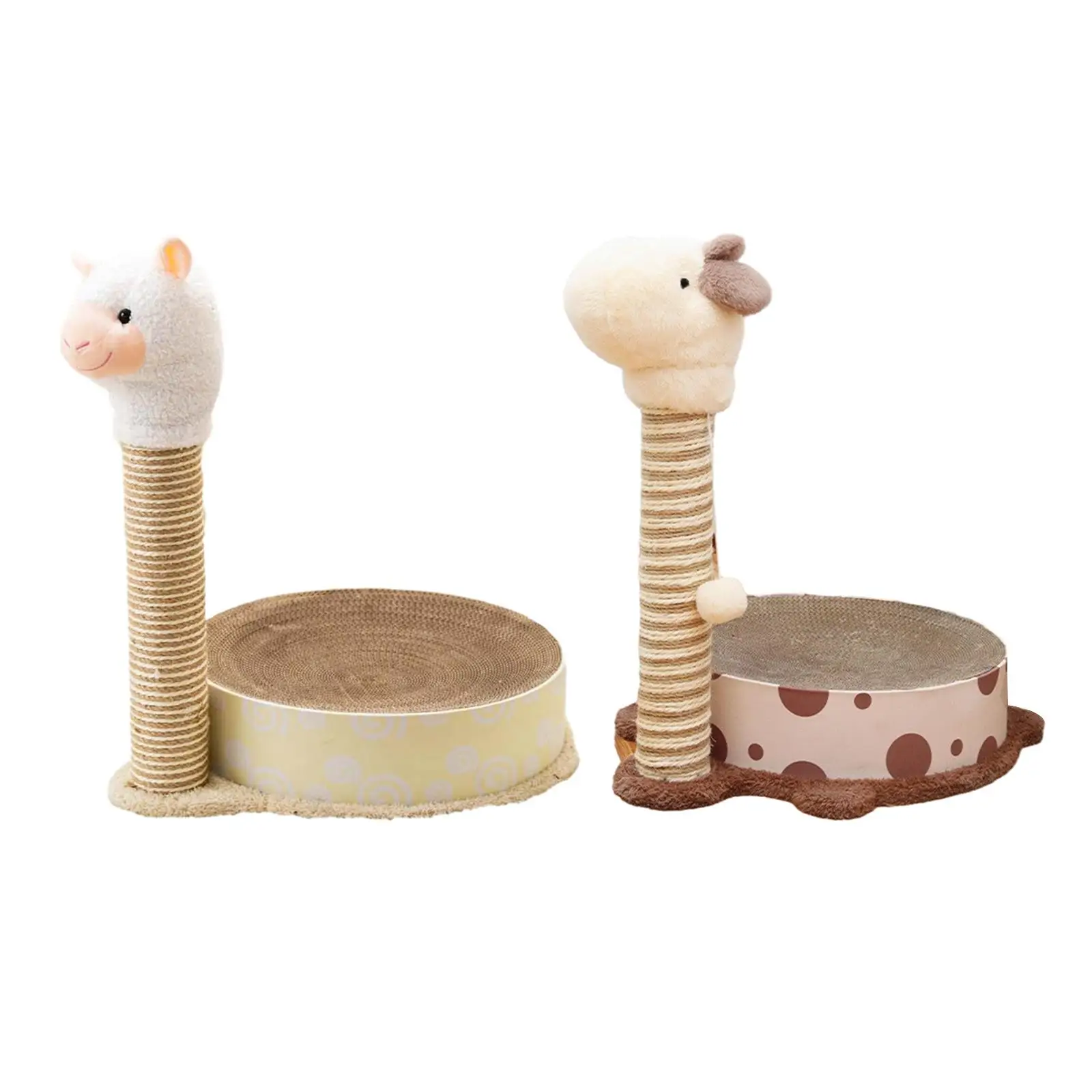Cat Scratching Posts Bed for Indoor Cats Cardboard Bed for Cat and Kittens Activity Center Corrugated Cat Bed Kitten Lounge