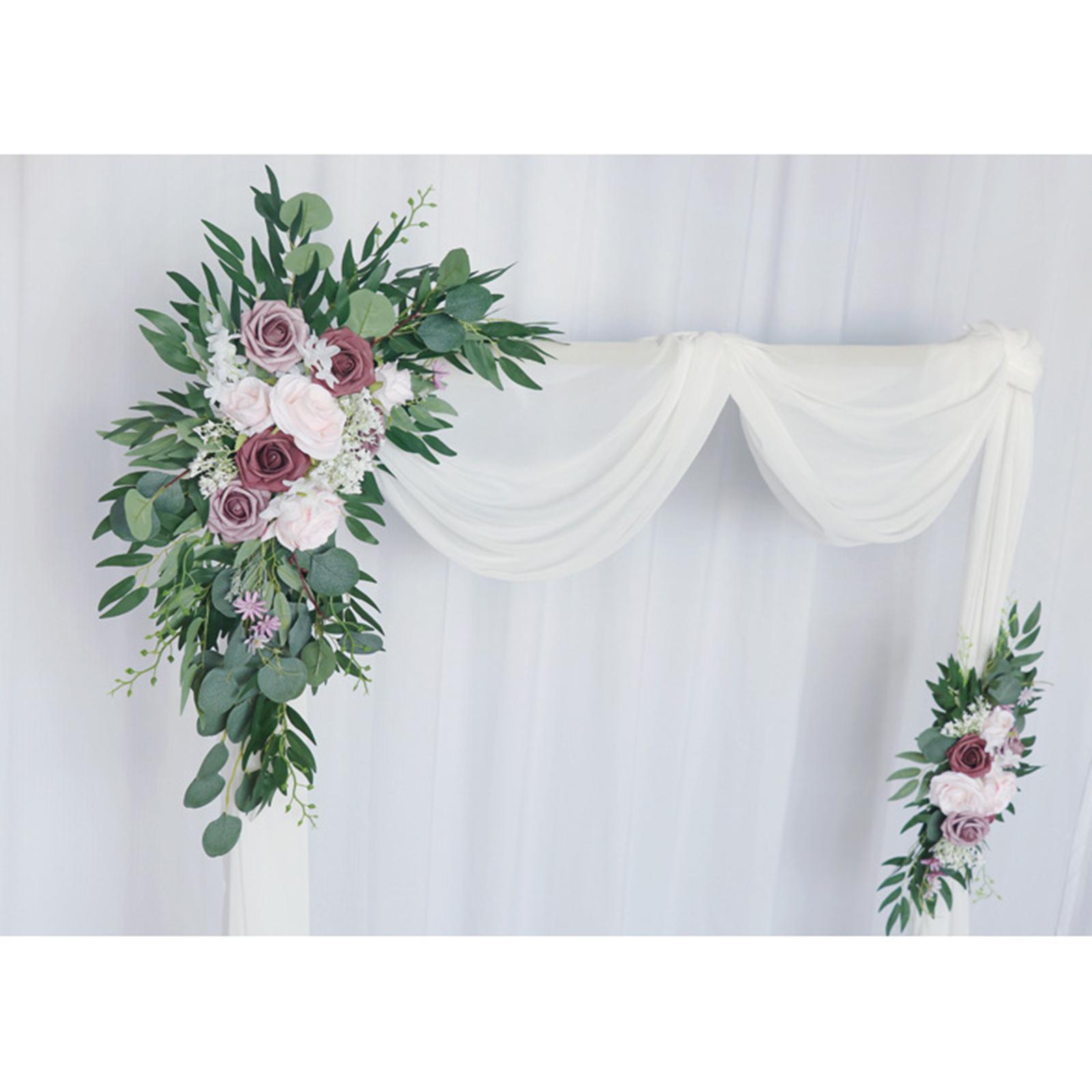 pçs flores artificiales bouquets casamento fila arco fundo decoração de casamento fotografia flor suporte acessórios