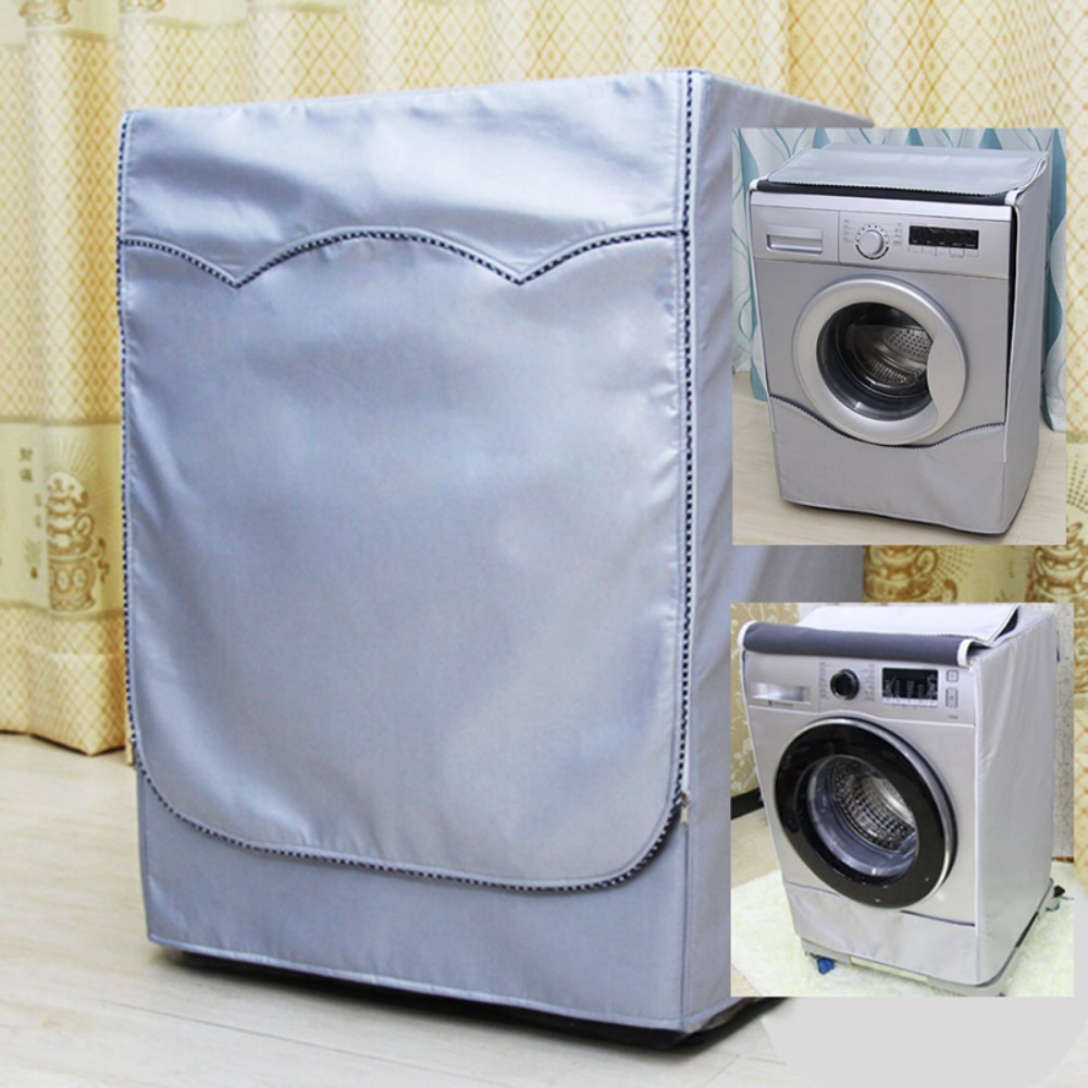Description Picture 2 of itemFull shading Sunscreen Washing machine cover Roller Dust Proof Cover Washing Machine Protective Dust Front Load Wash Dryer