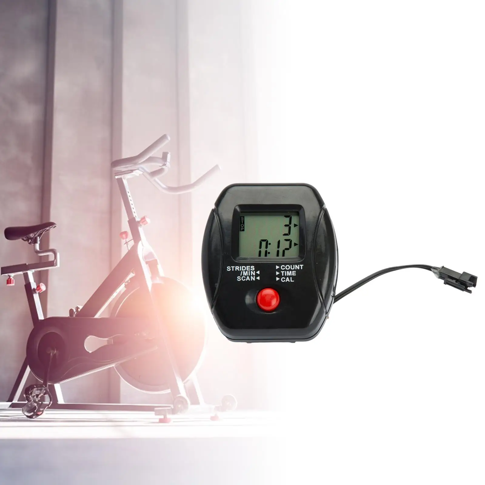 Multipurpose Monitor Speedometer Stationary Bike LCD for Hydraulic Rowing Machine Walking Machine Horse Riding Machine Counter