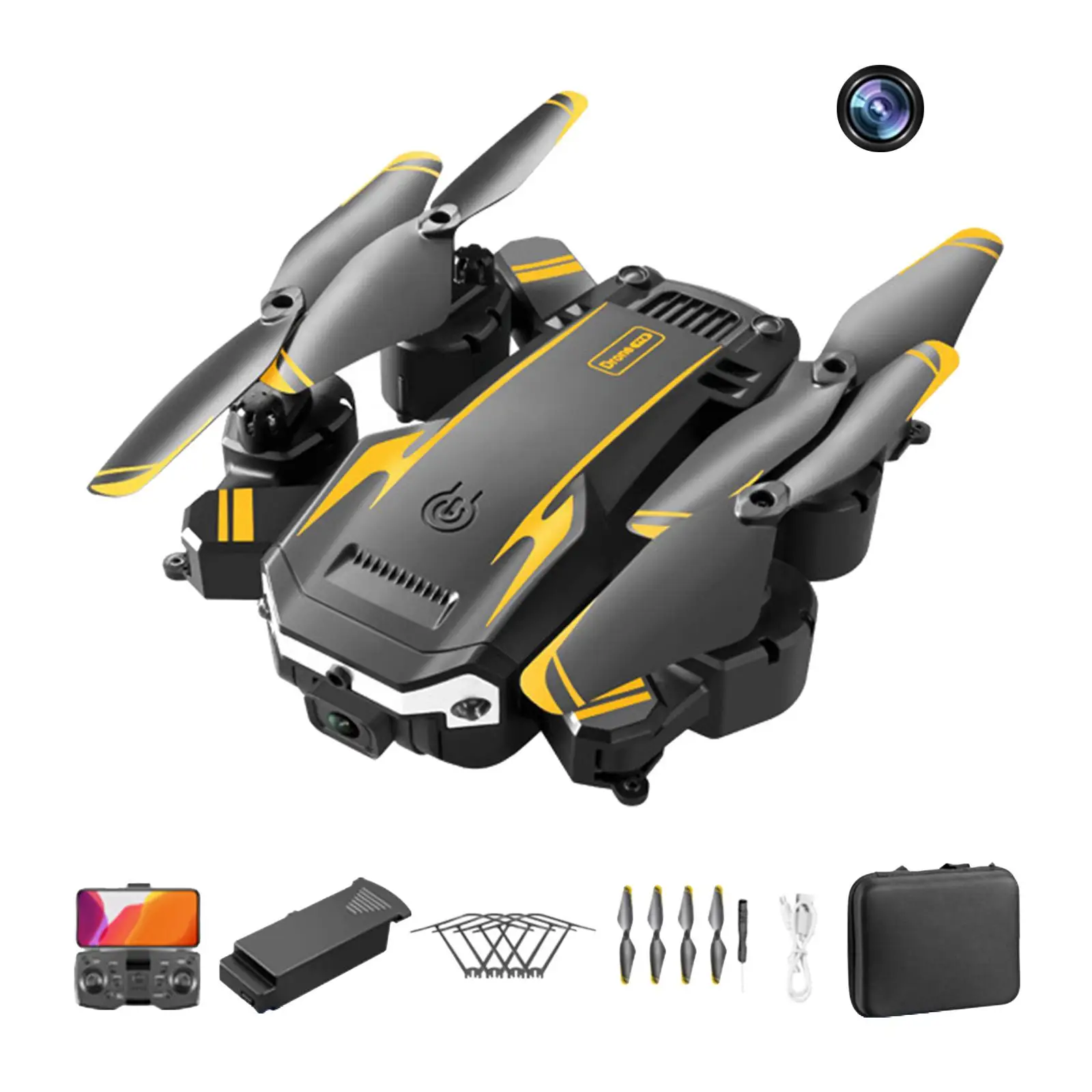 Foldable Arms RC Drone Quadcopter 8K Cameras Obstacle Avoidance for Beginner Teens Adults Boys Girls Remote Control Helicopter