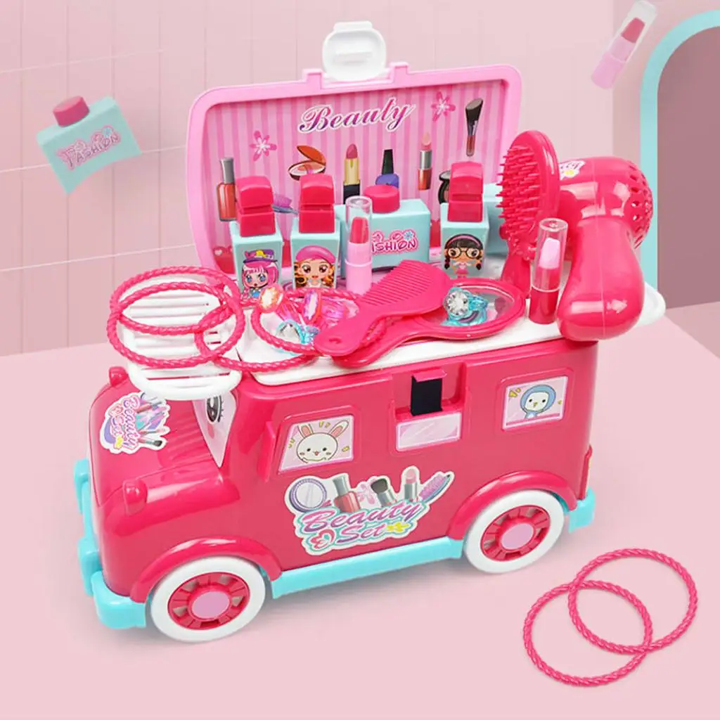 19pcs Kids Beauty Salon Play Set, Play Pretend Play ,  for Little Girls