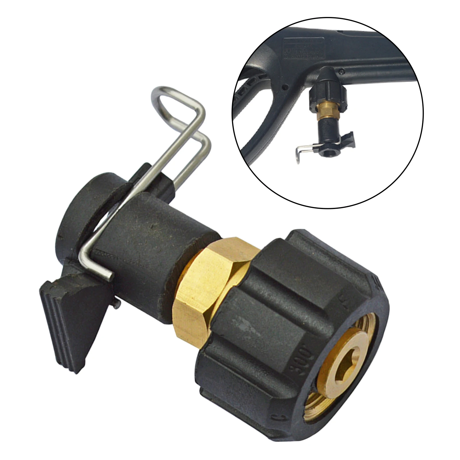Pressure Washer Outlet Hose Connector Converter Adapter for Car Washer