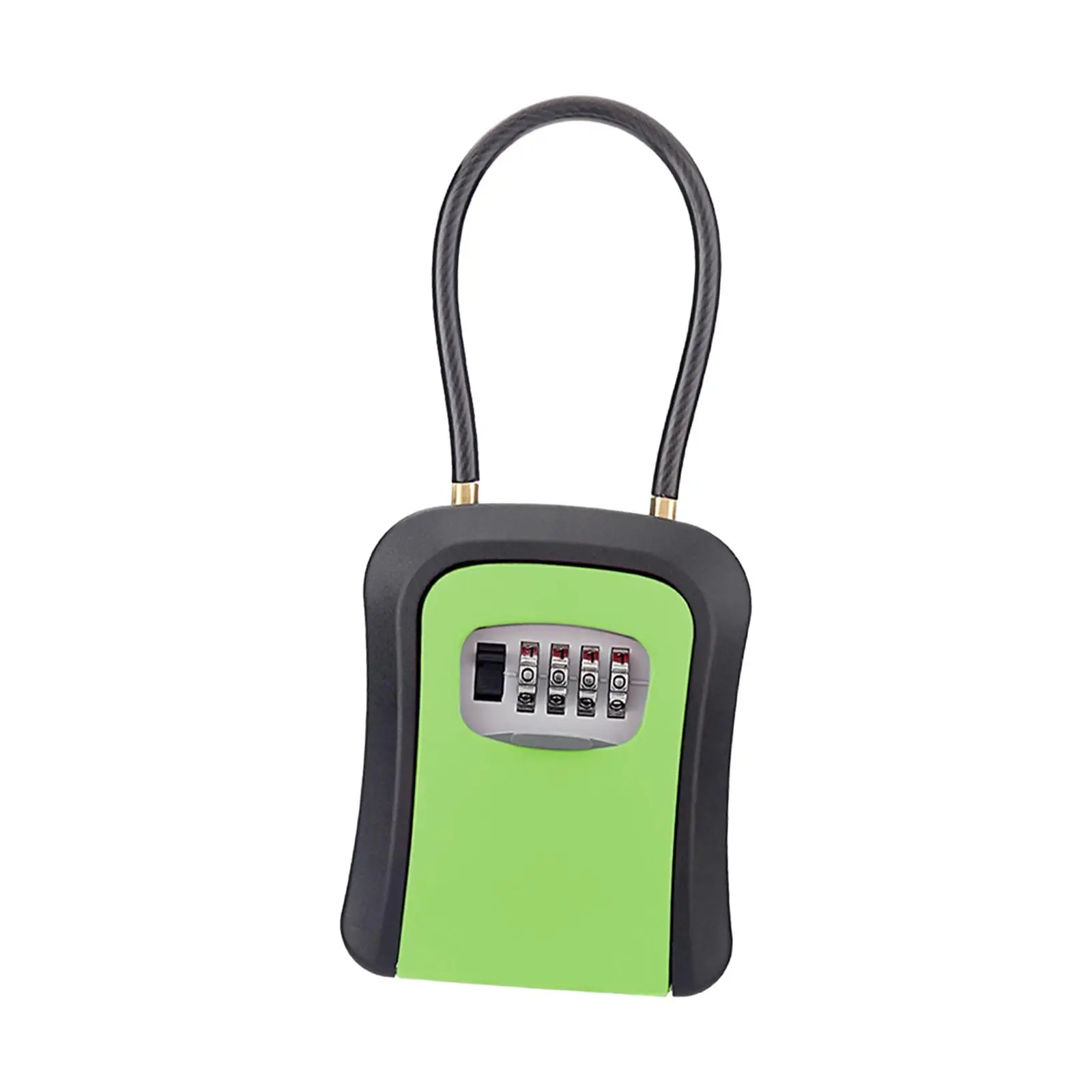 Key Lock Box Key Security Box Inside Size 8.6x6.5x3cm Removable Chain Weatherproof Portable for House Keys Durable Versatile