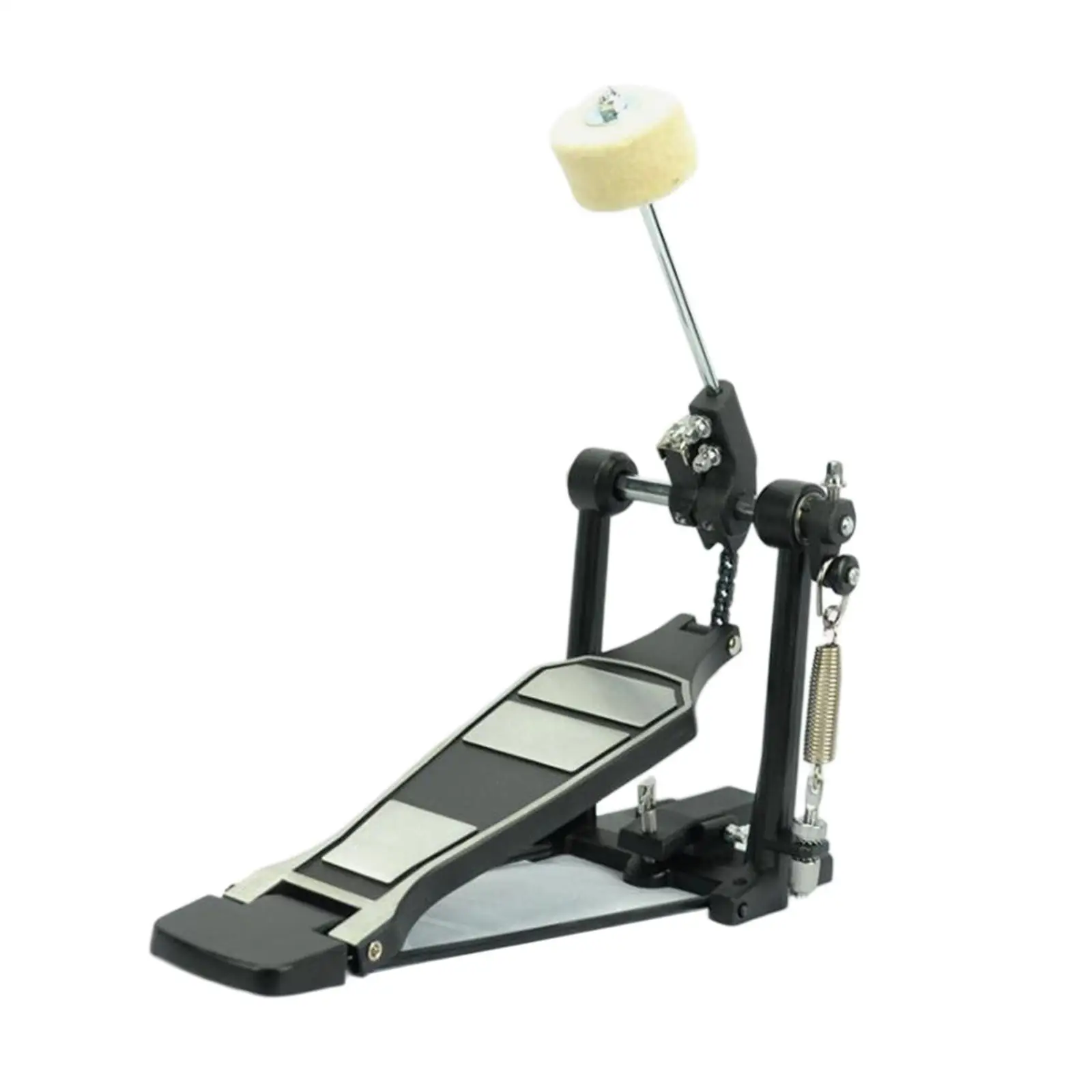 Bass Drum Pedal Chain Drive Drum Step for Drum Set Instrument Portable Universal for Jazz Drums Drummer Gifts Drum Beater Kick