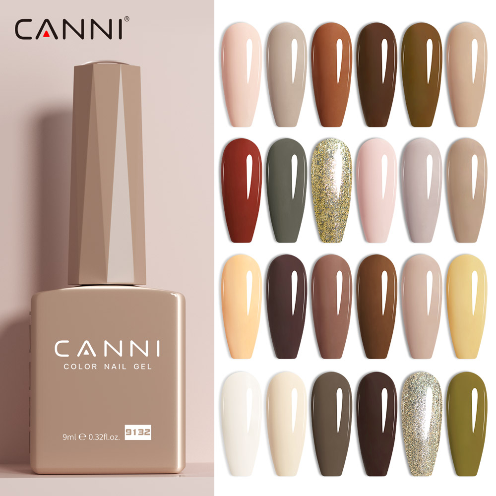 Best of CANNI Fall Color Collection Gel Nail Polish HEMA FREE 9ml Soak Off UV LED Semi Permanent Long Wear Diamond Top Nail Gel Varnish Reviews & Tips