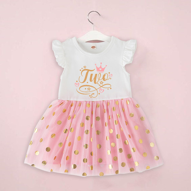 Baby Girl Birthday Dress for Girls 1-4 Year Birthday Party Dresses