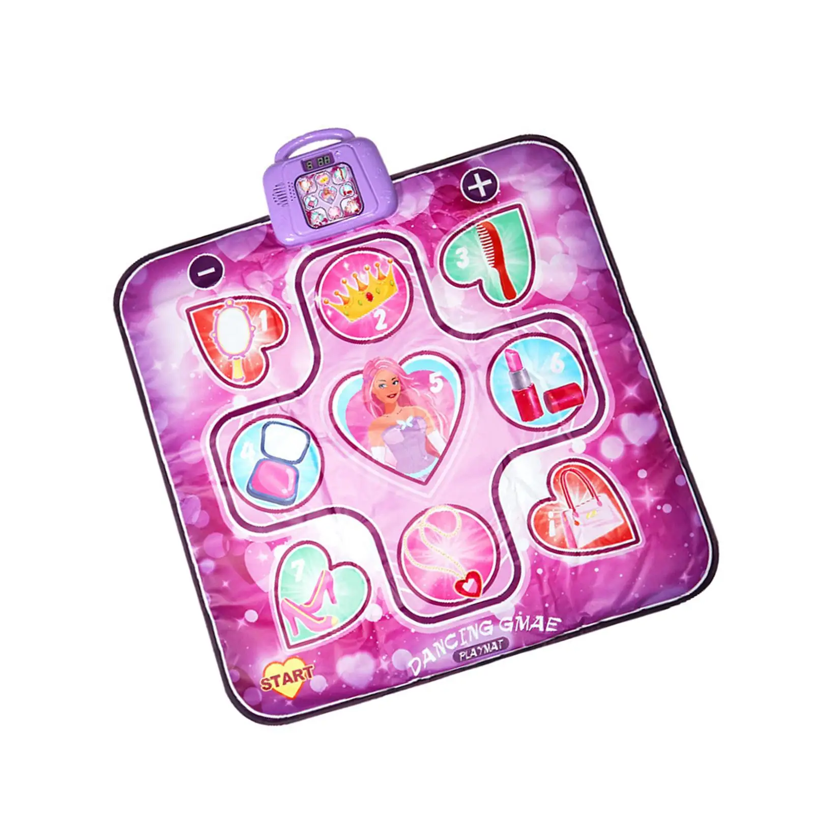 Dancing Game Playmat Portable Electronic Music Dance Pad for Girls Boys Kids