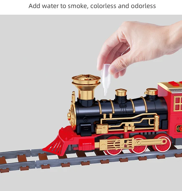 Source Carros de brinquedo Die cast brinquedo trilho de trem elétrico  definido trem com Fumaça e Faixas Sons luz Slot Car trens do modelo de  escala n on m.alibaba.com