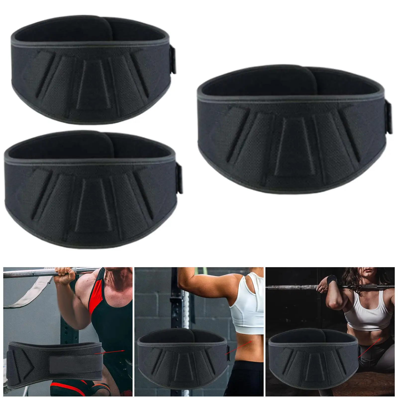 Weight Lifting Belt, Comfortable Durable, Lower  for Squats, Deadlifts, Gym