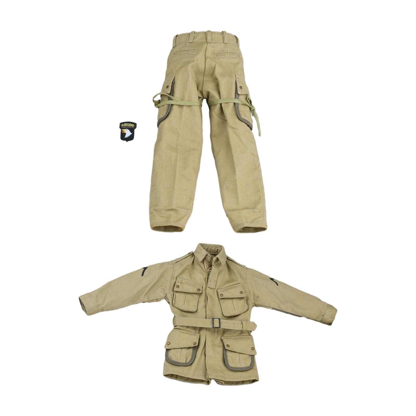 1/6 Scale Clothes Uniform Model for 12`` Dolls Soldier Figure Accessory