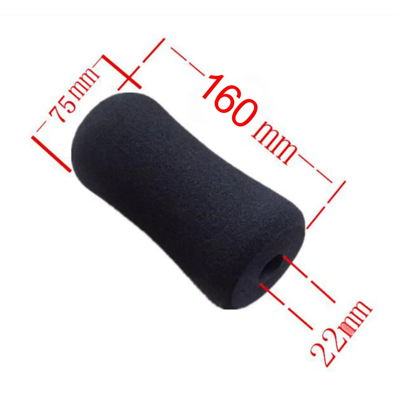 6x1 Pack Foam Grips for Home Gym Sit up Bar Machines Exercise Core Strength 13.5cm