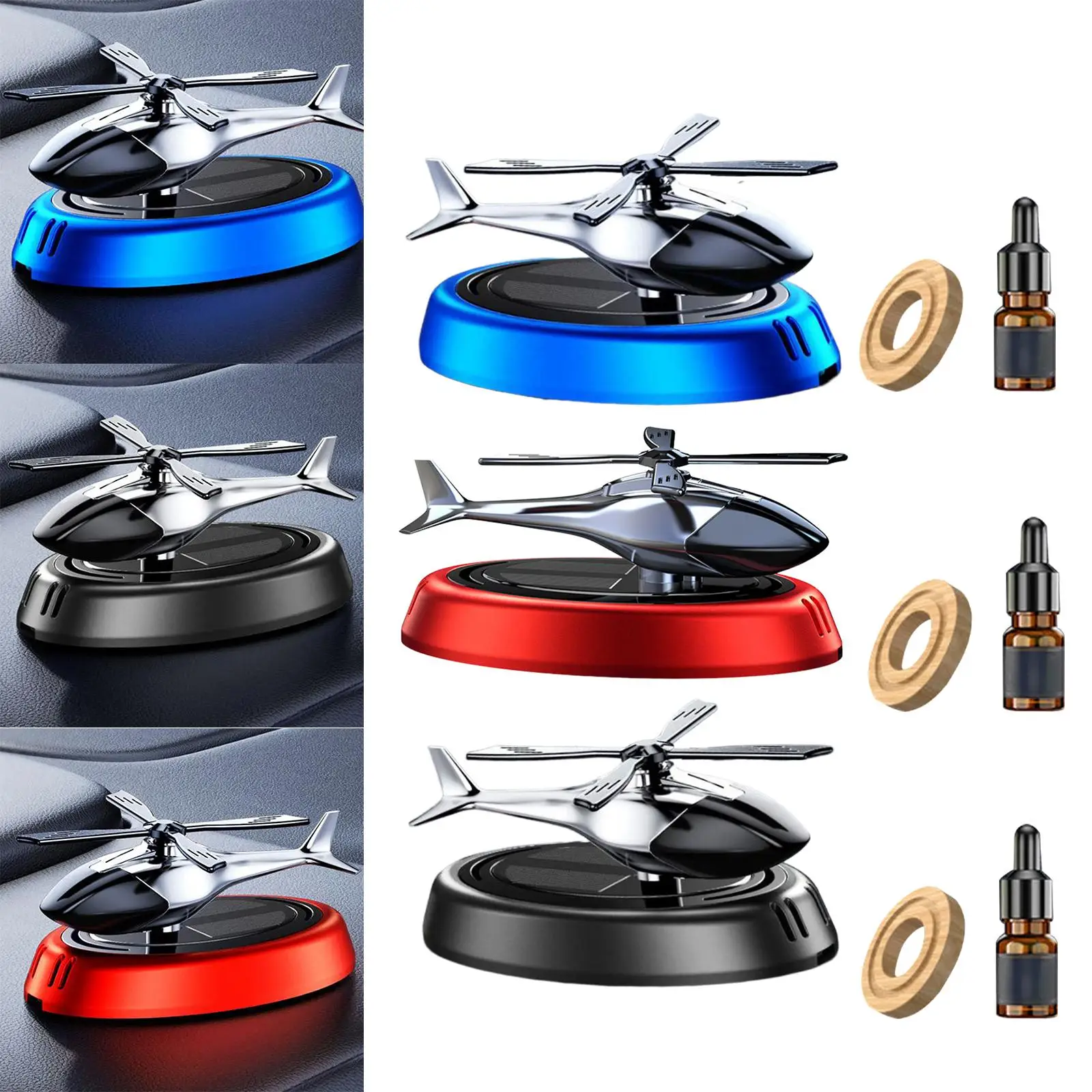 Helicopter Car Air Freshener Perfume Diffuser decor Ornament Office