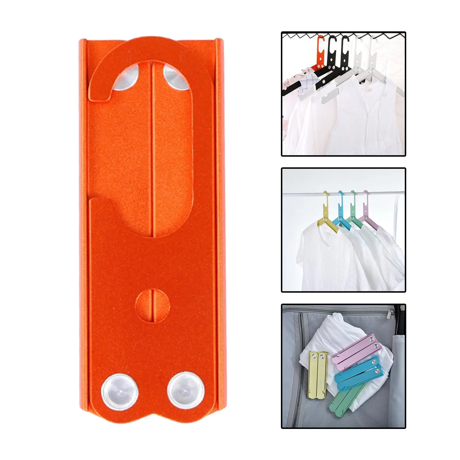 Travel Hangers Metal Foldable Clothes Drying Rack, Home Travelling Non Slip