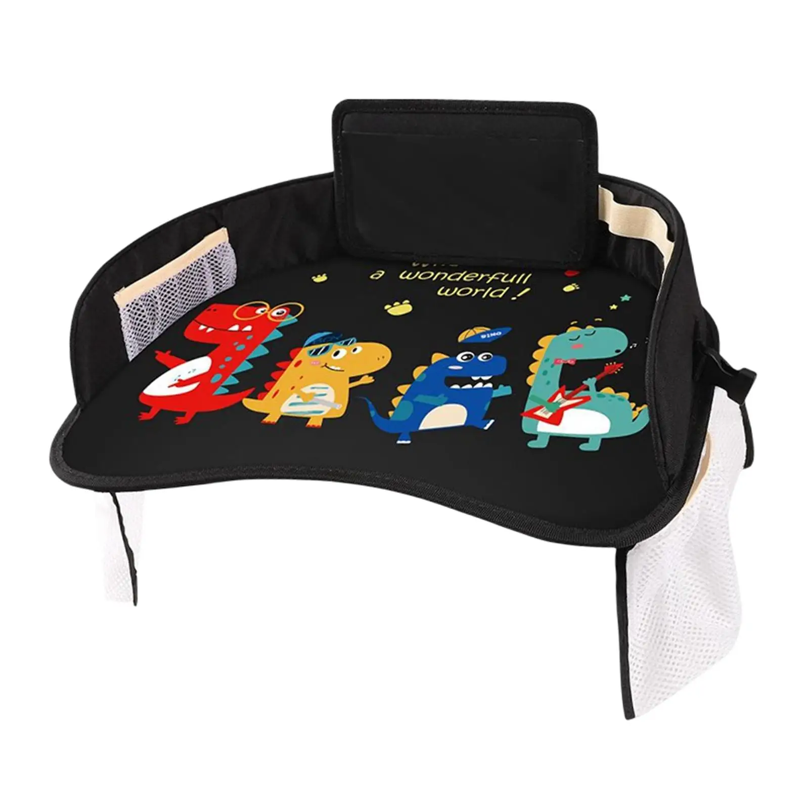 Kids Eating Drawing Snack Activity Tray for Carseat Stroller