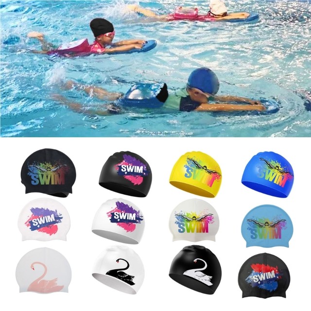 Soft sales swimming caps