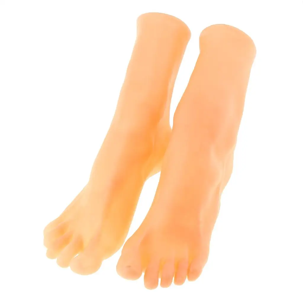 1 pair of female feet mannequin dummy mold foot sandal socks