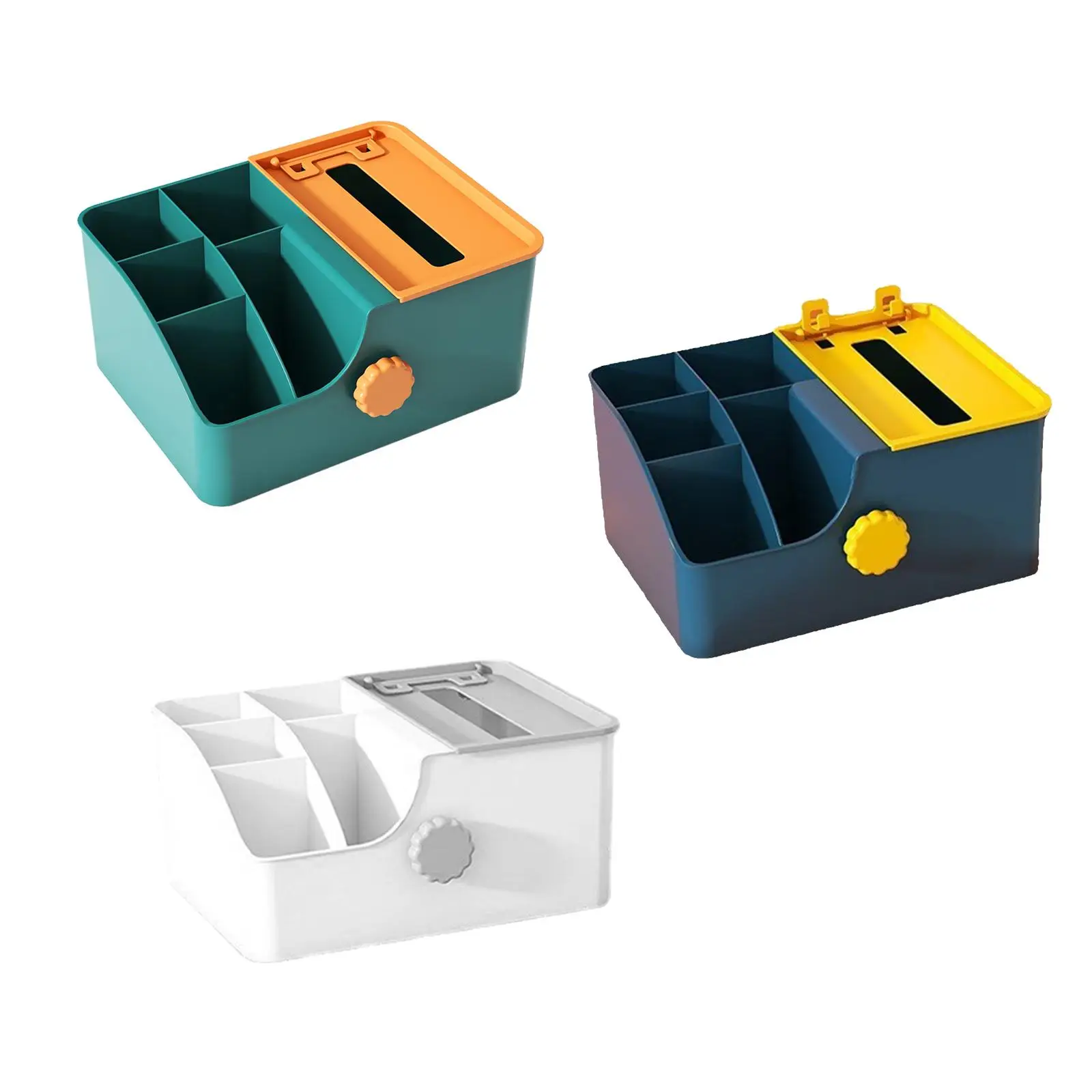Multifunctional Tissue Box Holder,Tissue Storage Box for Office Bedroom Dresser Coffee Table Desktop Restaurant