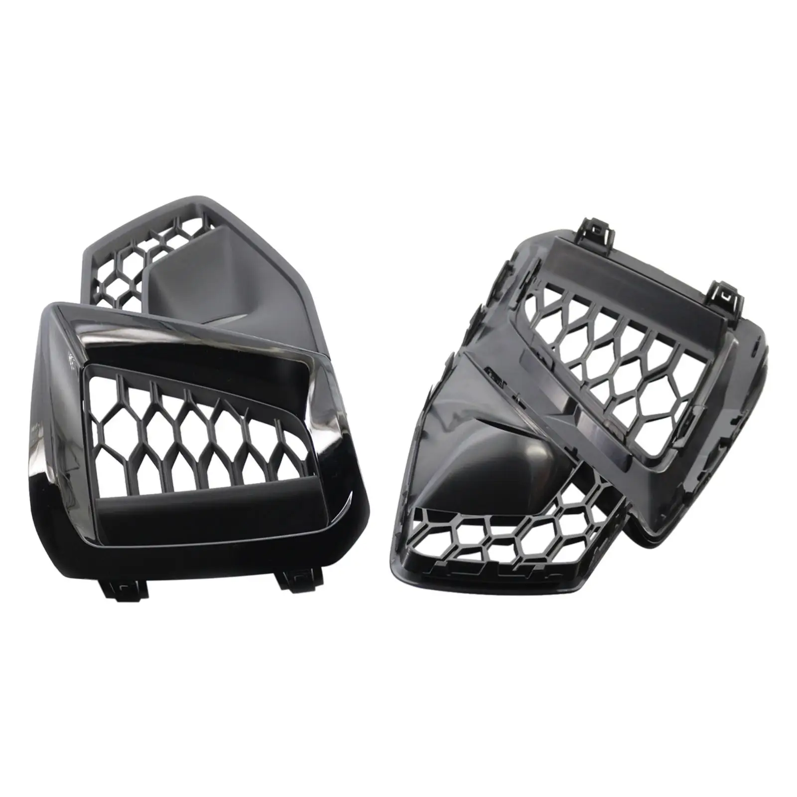 Pair of Fog Lamp Grille Accessories for Audi S4 A4 20-2022 8W0807682Amt94