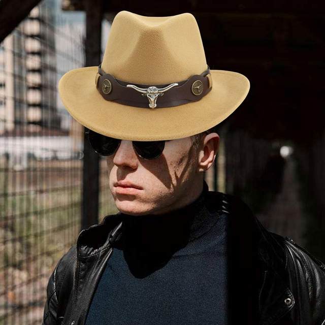 Casual Western Cowboy Hat Cosplay Big Brim Props for Women Hiking Camping