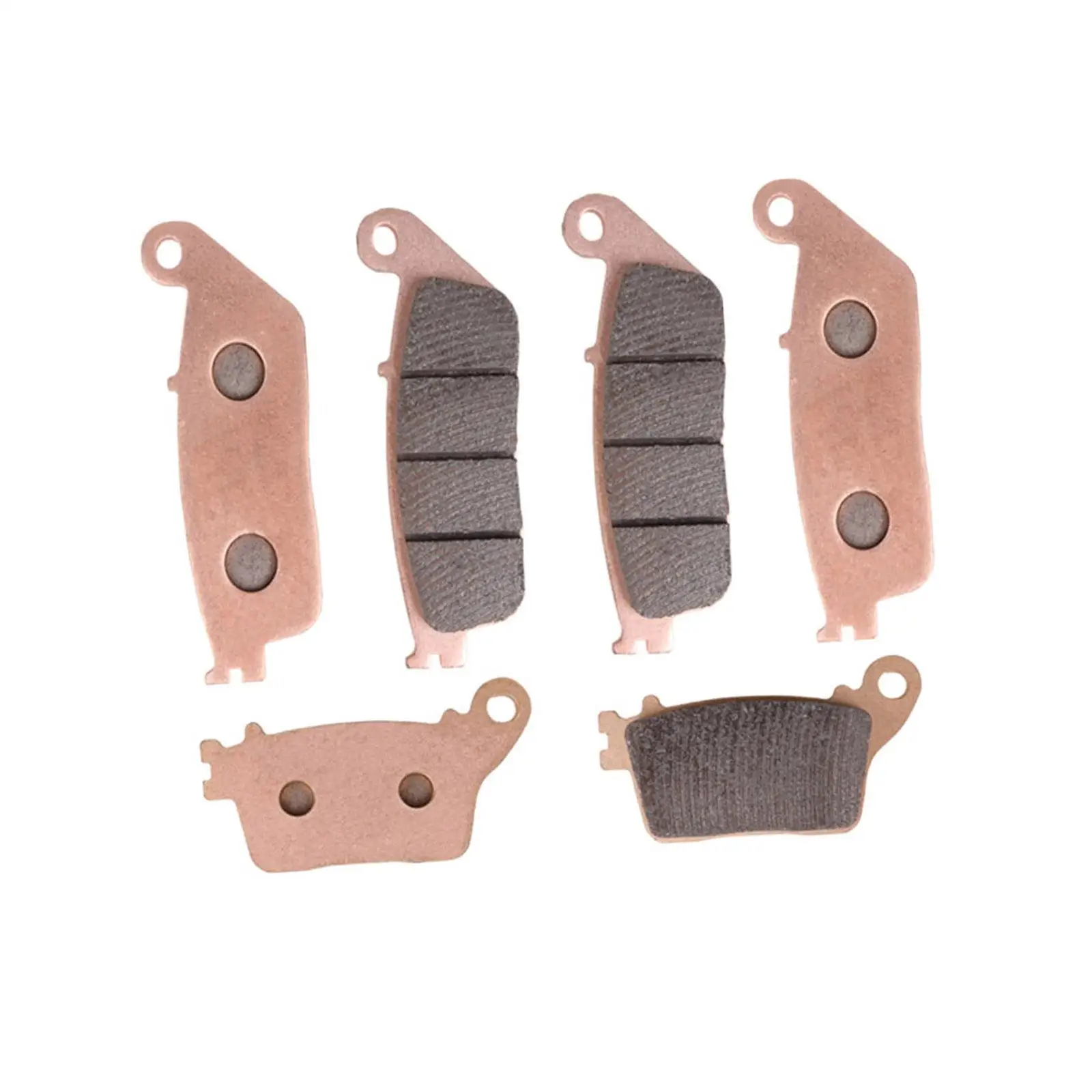 6 Pieces Front and Rear Brake Pads Motorcycle Replacement Part for Honda CB600 F7 F8 F9 Fa FB FC Hornet CBR600 FB FC Sturdy