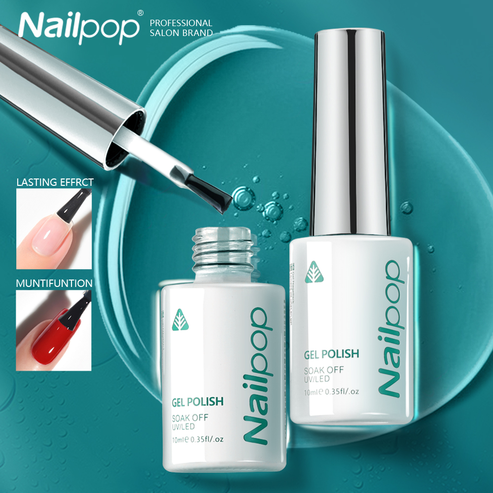 Best of NAILPOP No Wipe Top Coat Base Coat Primer UV Gel Polish Design Enhancer Varnish Reinforcement Gel Soak Off UV LED Nail Art Tool Reviews & Tips