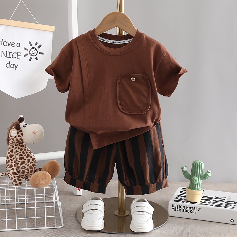 Title 2, 2Pcs T-shirt Shorts Set Baby Sommer Kleidung Mo...