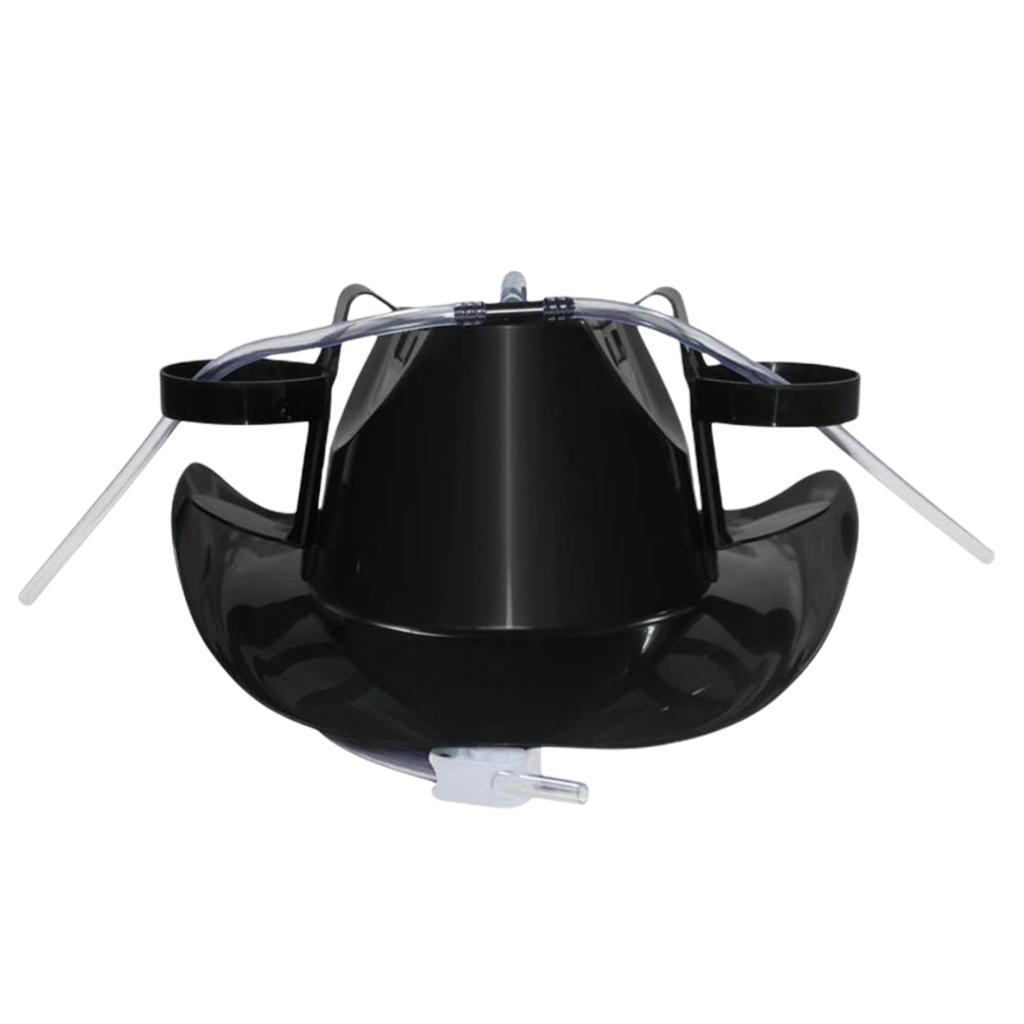 Funny Drinking Helmet Can Holder Party Fun Beverage Gadgets with Straw Drinker Favor Hat Beer Hat cowboy Hat Drink Toy Gifts