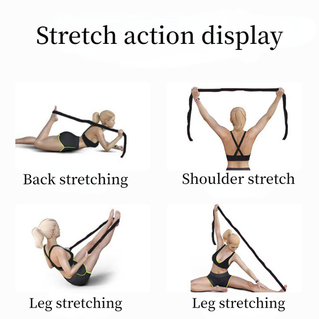 Fascia Elastica Yoga E Fitness - 125 Cm, 11 Livelli Intensit&agrave;, Per Pilates E Allenamento