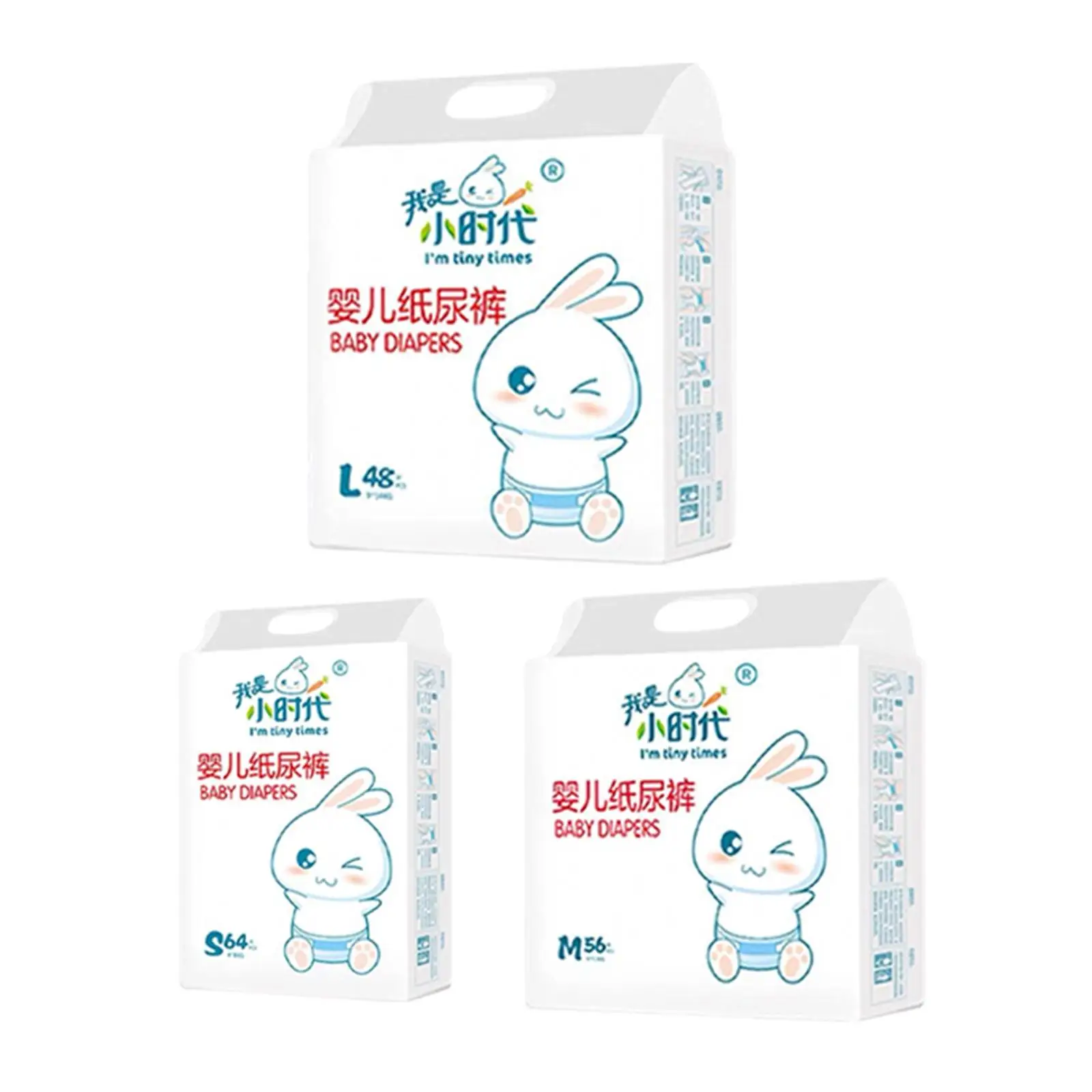 Baby Disposable Diapers Breathable Comfortable Soft Nappies for Babies