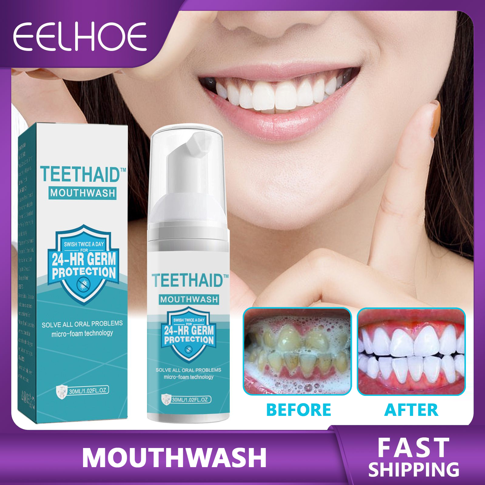 Best of Tooth Cleaning Mousse Toothpaste Mouthwash Fresh Breath Tooth Stain Removal Brightening Whitening Bleaching Oral Hygiene Care Reviews & Tips