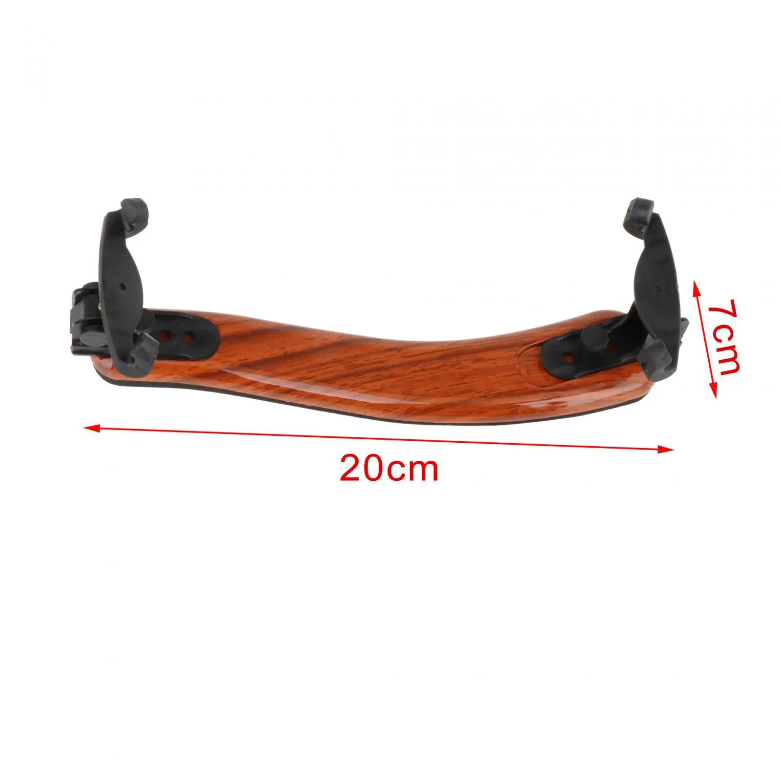 Maple Wood Violin Shoulder Rest Height Adjustable Feet Violin Support Holder