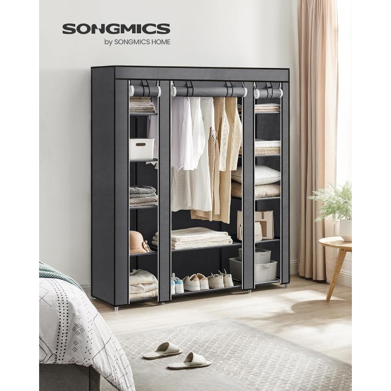 Title 9, SONGMICS Armoire-penderie, penderie portable po...