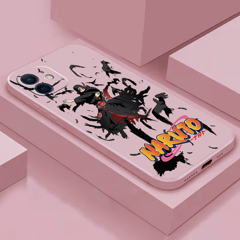 iphone 13 pro cover Luxury Naruto Akatsuki Uchiha Itachi Phone Case For iPhone 7 X Xr Xs 7 7P SE 2020 6 6s 8 Plus 11 12 13 Max Pro Mini 23xs Cover apple 13 pro case