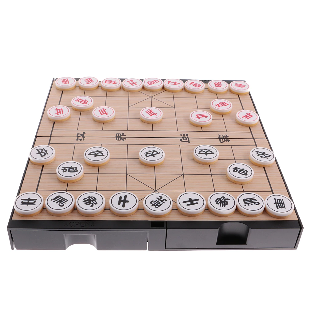 Wei   Reversi Game Folding Chinese Chess Checkers W / Board