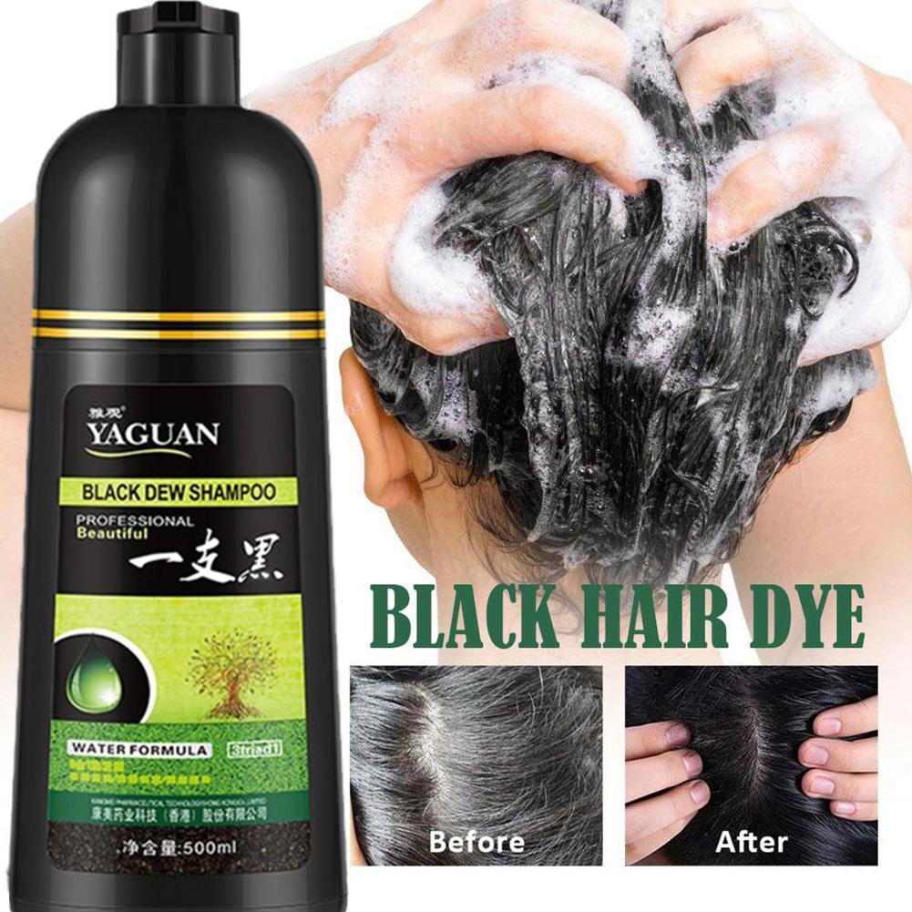 Best of 500ml White Hair Darkening Shampoo Black Hair Dye Shampoo Natural Fast Hair Coloring Shampoo Brown Natural Shampoo Reviews & Tips