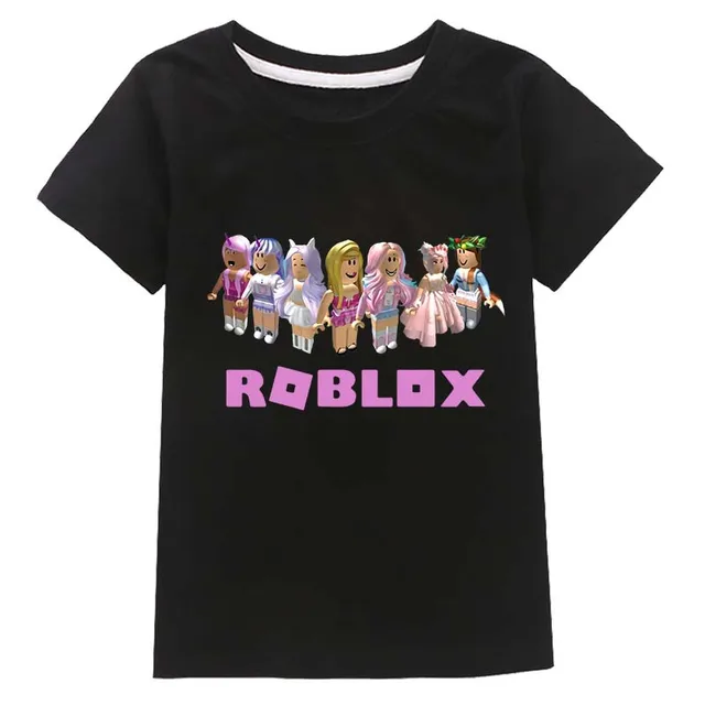 Roblox-t-shirt À Manches Courtes En Coton Fin Pour Garçons Et Filles,  Vêtements Pour Enfants, Mode Périphérique, Jeu Cancers, Bidimensionnel -  Derivados De Animação / Produtos Periféricos - AliExpress