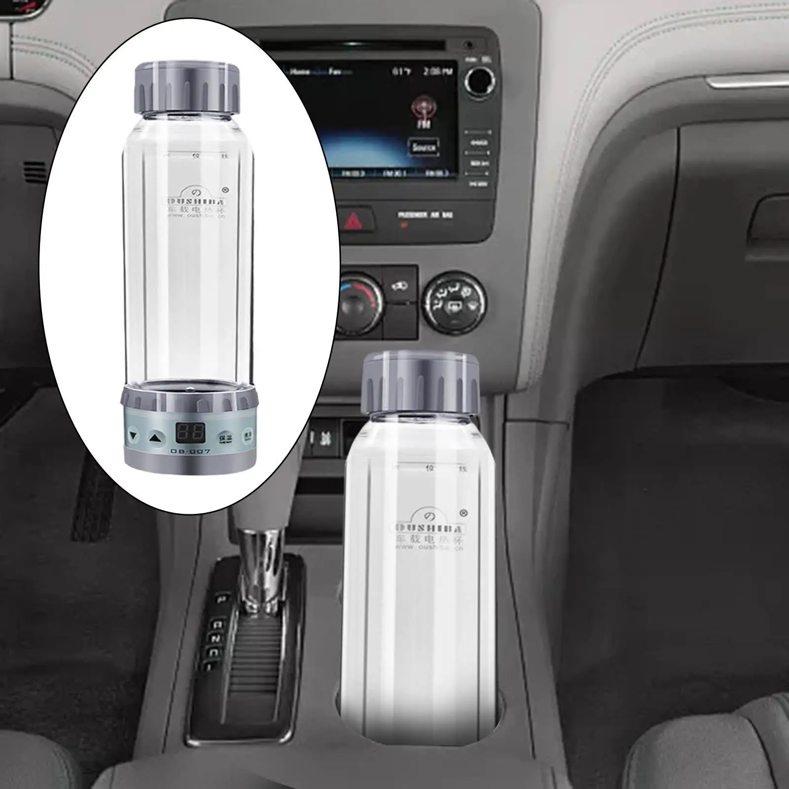 Car Kettle Boiler Electric Heating Insulated Cup Fits for Water Milk