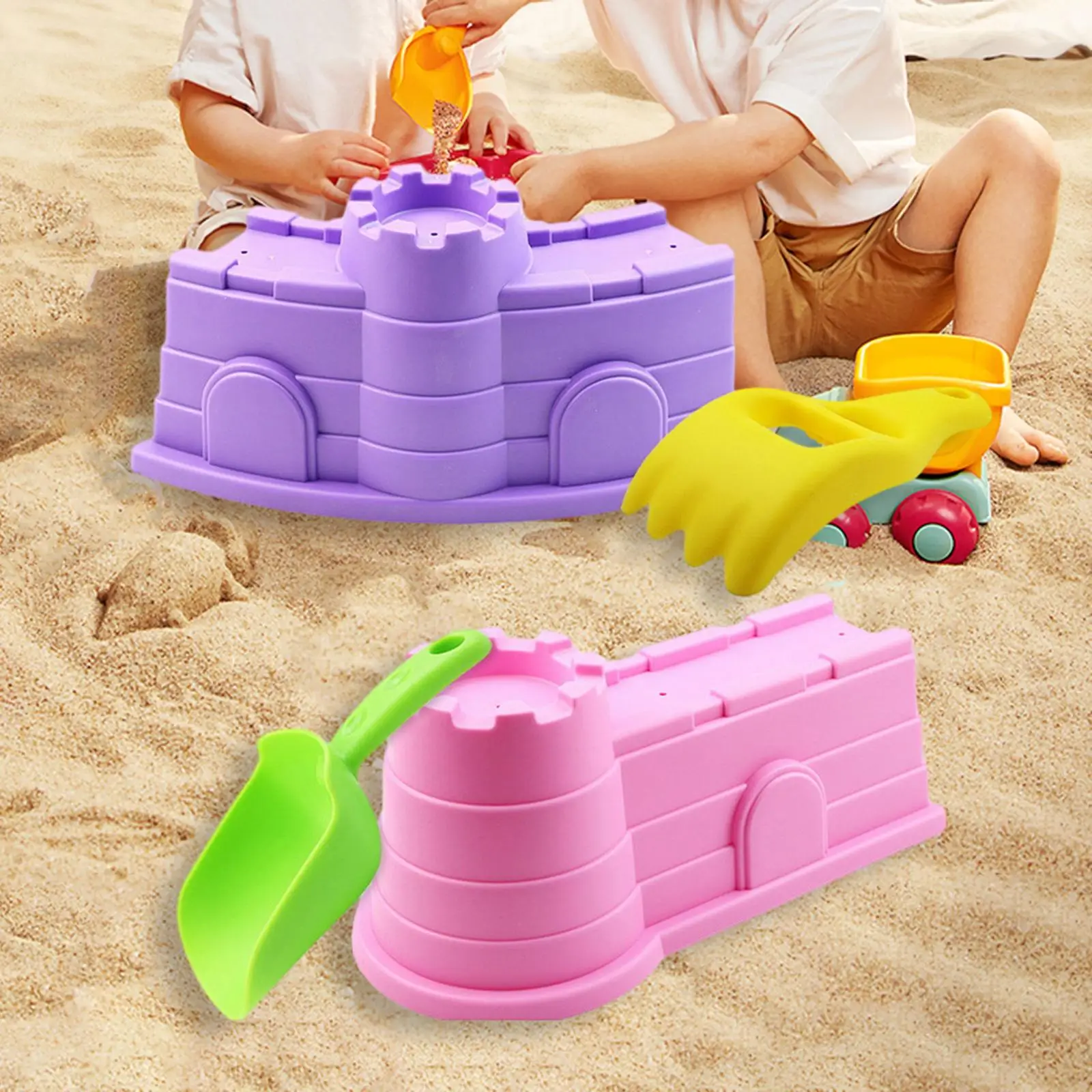Sand Castle Play Set for Kids Sand Gadgets Snow Toys Sand Castle Toys for Beach for Children Adults Toddlers Girls Boys Winter