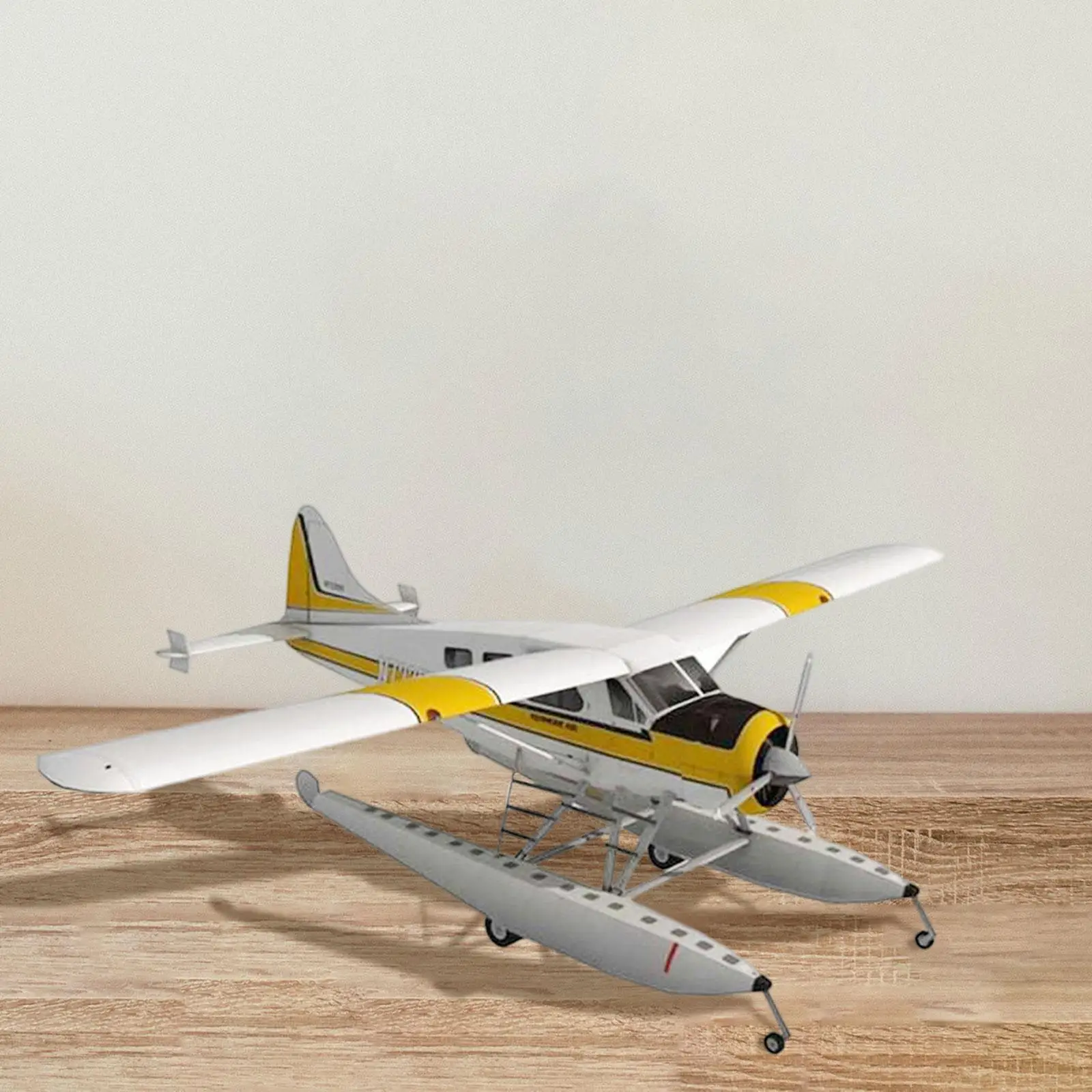 Water Plane Handmade 1:32 Scale Float Seaplane Model for Adults Kids Gifts