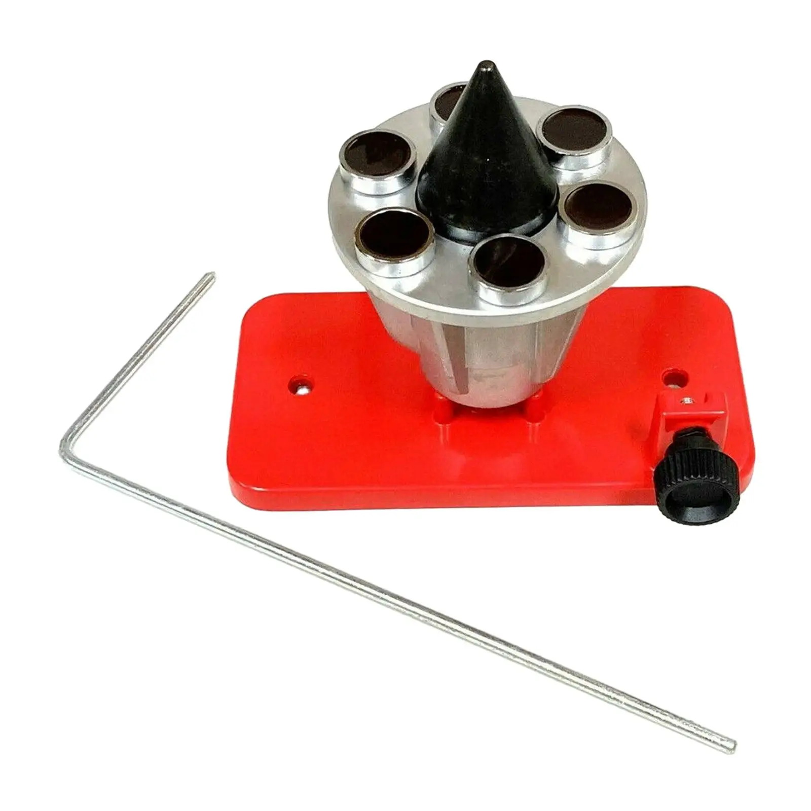 Wall Mount Red Durable Metal Balance Tool Parts Universal Mower Blade Balancer Replace 42-047 05800000 for All Lawnmower Blade
