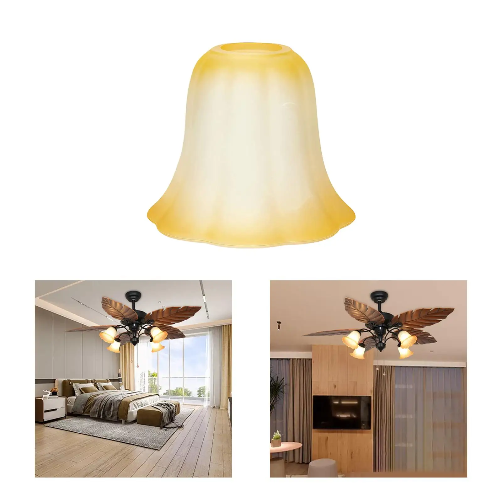 Ceiling Light Fixture Cover Lighting Accessories Frost Glass Lamp Shade for Droplight Nursery