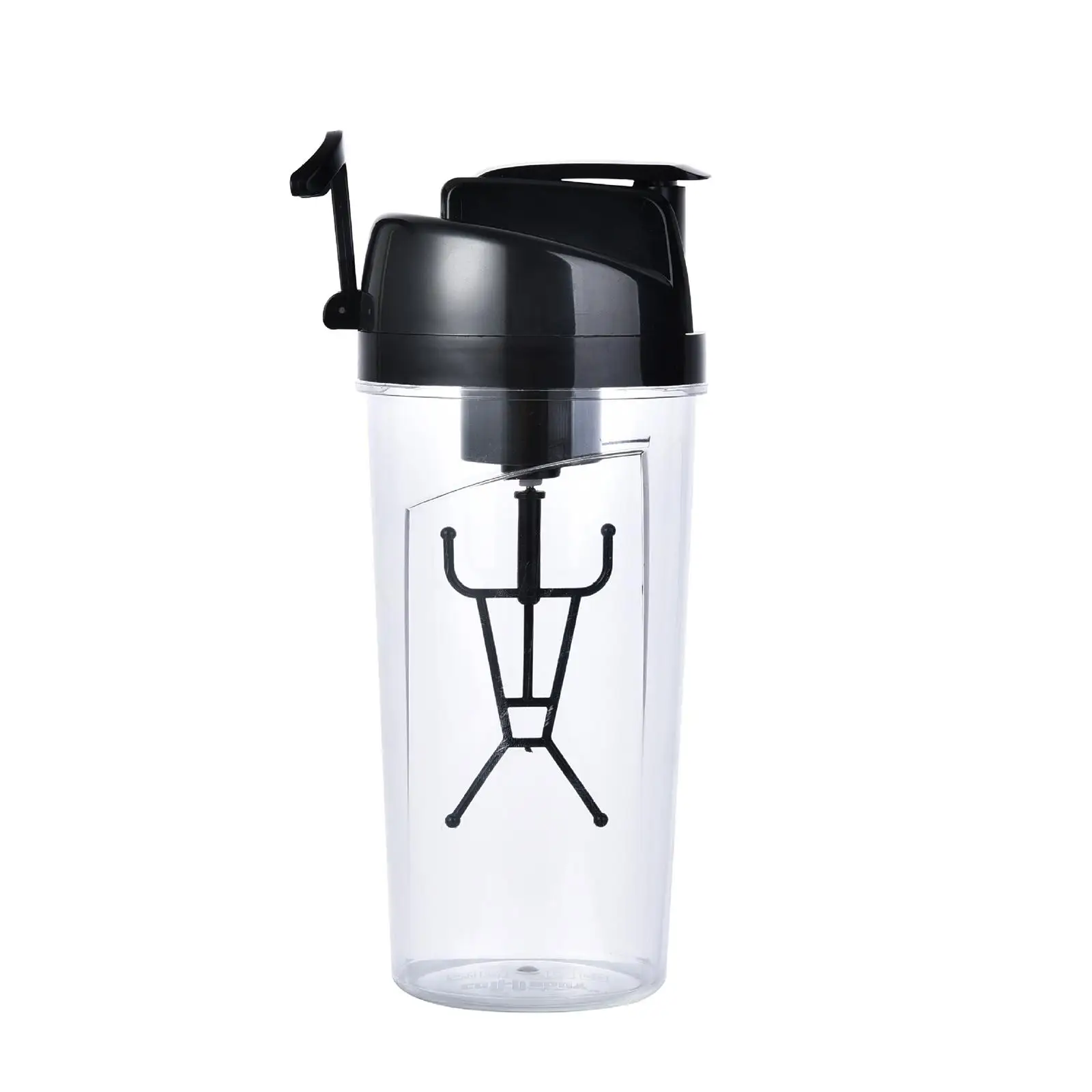 Portable Electric Protein Shaker Bottle Self Stirring Rechargeable 600ml Coffee