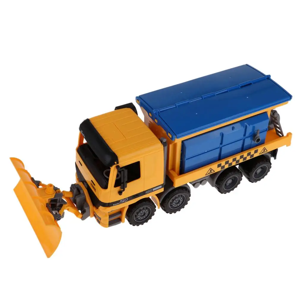 Plastic Car Toy Snowplow  Mini Construction Snow Sweeper, With  Folding  for Children Gift 