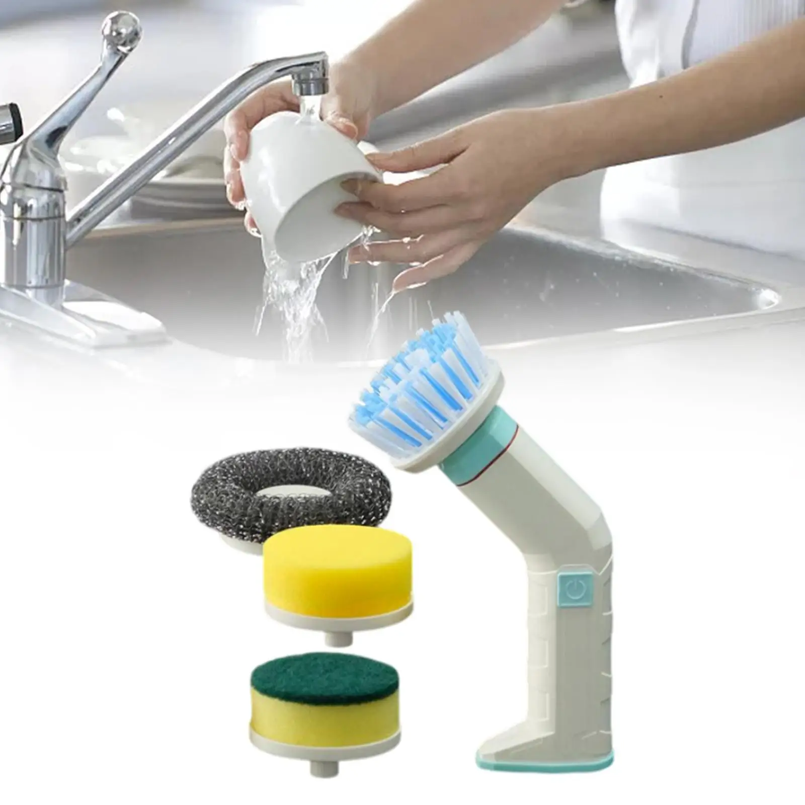 Electric Brush, Cordless Electric Scrubber, Handheld Electric Electric Scrubber,