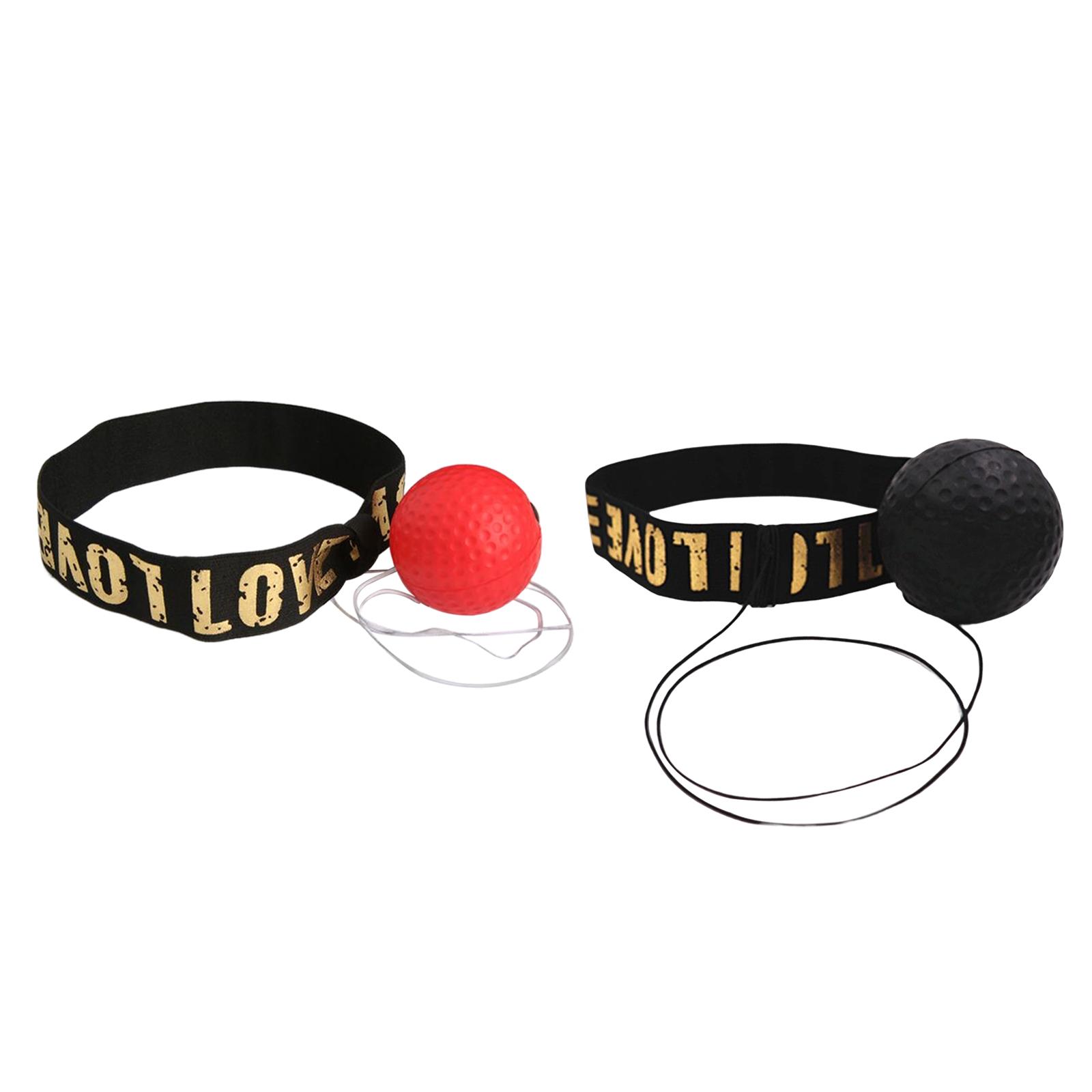 Boxing Reflex Ball Headband Mma Boxing Equipment Punching Bag Exercise Punching Speed Boxing Ball on strings for Fitness Agility